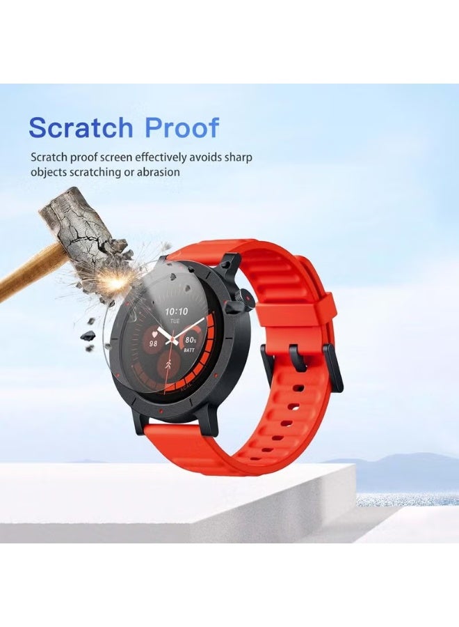 2 Pack CMF Watch Pro 3 Tempered Glass Screen Protector, Anti Scratch, Bubble Free - Image 2